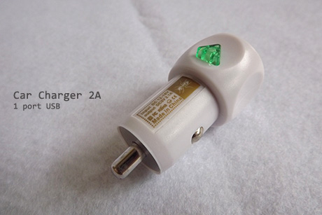 Charger tablet untuk mobil 2,1 Ampere, DC 5 Volt