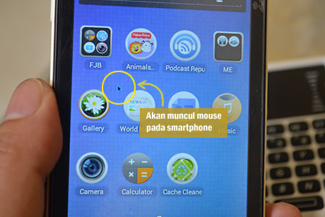 Keyboard mini bluetooth untuk smartphone android dan tablet ipad