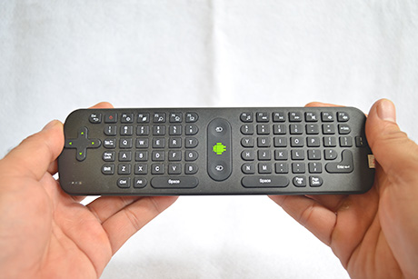 Air mouse untuk Android TV Box dilengkapi dengan keyboard