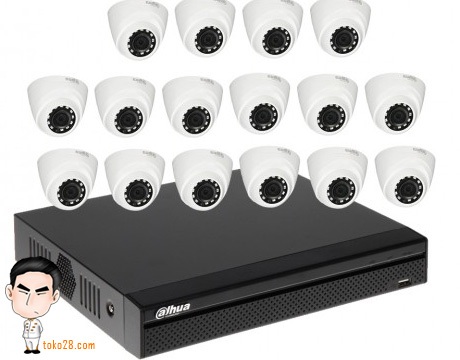 Paket CCTV 16 kamera Dahua