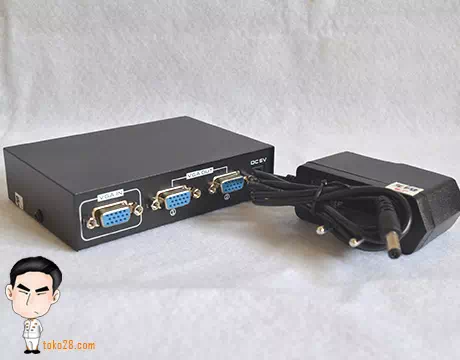 Video splitter port VGA