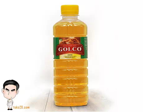 Minyak goreng kemasan botol Golco