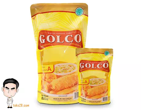 Minyak goreng kemasan pouch Golco