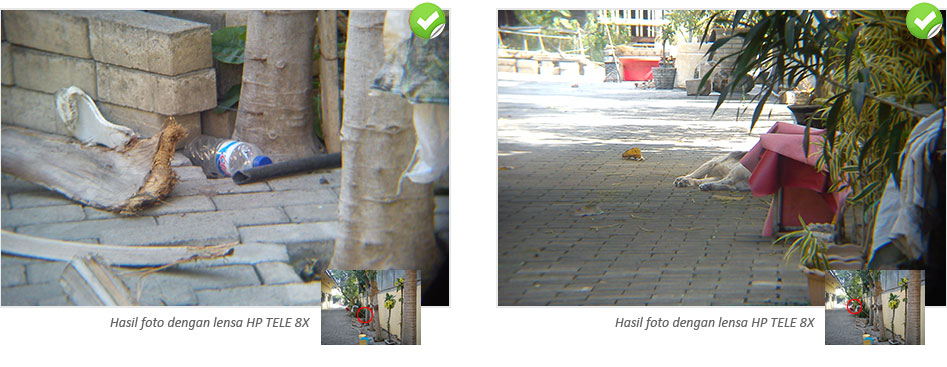 Hasil foto lensa zoom 8x HP universal