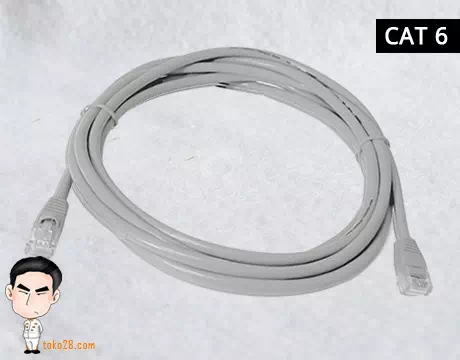 Kabel Lan Cat6 1,5m, 3m,5m,10m,15m,20m,30m murah
