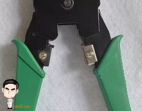 Crimping kabel telepon dan microphone