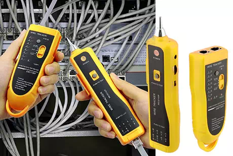 Lan tester dengan wire tracker murah