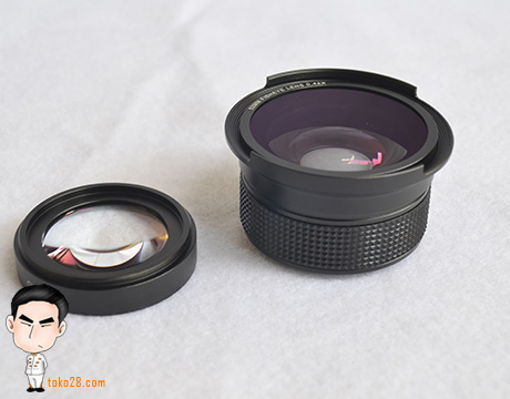 Jual lensa converter fisheye untuk nikon