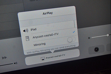Menu Airplay di Ipad dan iPhone