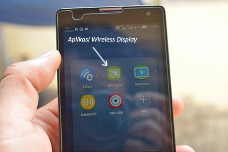 Aplikasi wireless display untuk screen mirroring