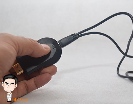 Wireless display receiver untuk TV LED