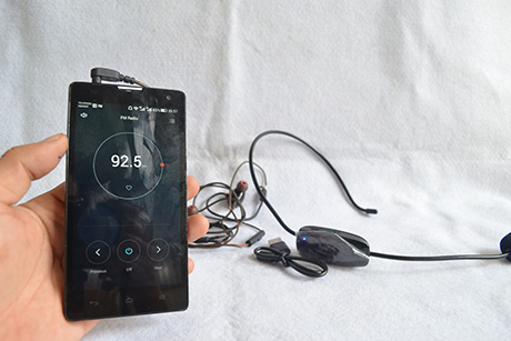 Microphone wireless untuk tour leader jemaah haji