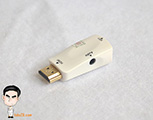 Konverter HDMI to VGA (Male-Female). 