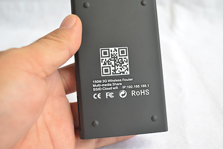 Portable Mifi support card reader