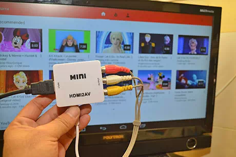Kabel konverter HDMI to RCA aktif