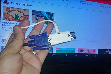 Cara pemasangan konverter HDMI to VGA dengan audio