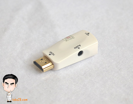 Konverter HDMI to VGA with audio