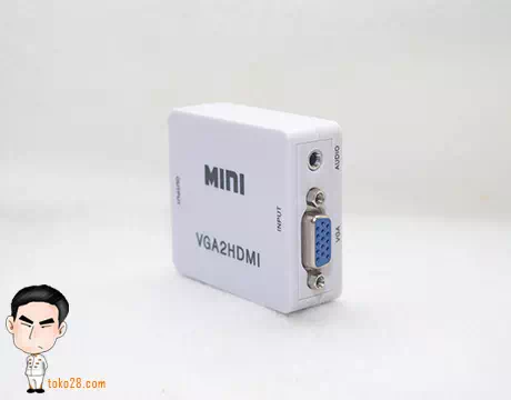 Kabel VGA to RCA aktif. Dijamin nyambung