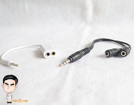 2 Jenis konektor audio splitter
