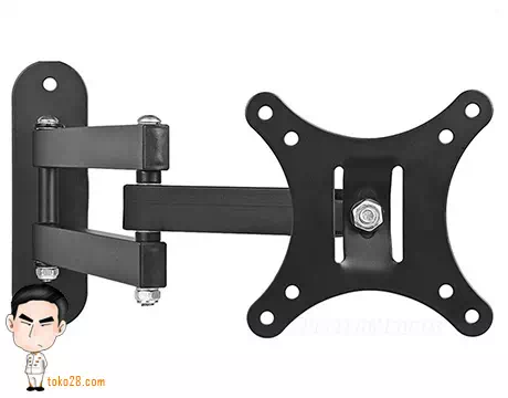 Bracket TV lengan telescopic 4 arah