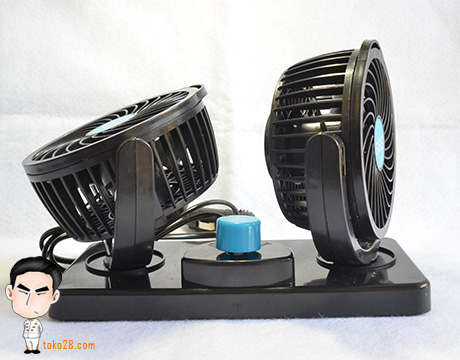 Kipas angin mobil double blower dingin
