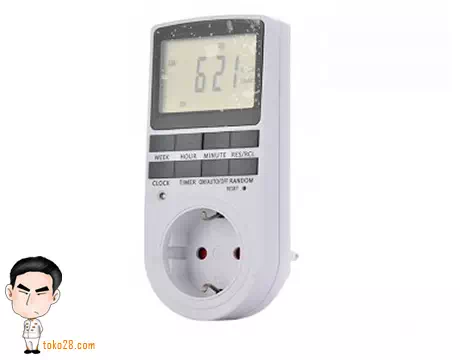 Colokan Timer listrik digital