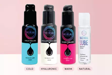 Mirai Lubricant natural, warm dan menthol