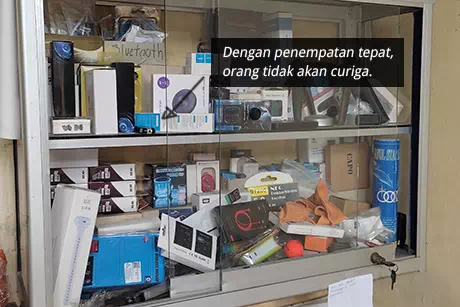CCTV mini yang bisa disembunyikan