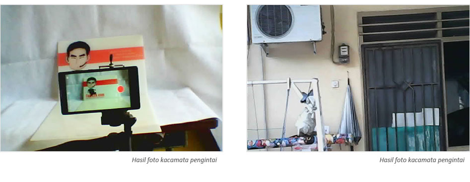 Hasil foto spycam kacamata