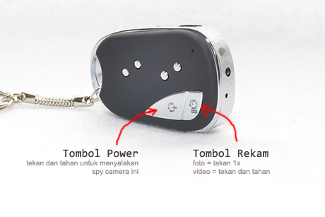 Cara menggunakan spycamera model remote mobil