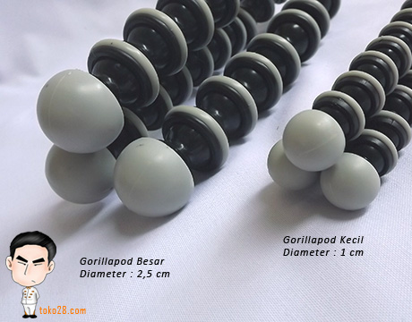 Tripod mini fleksibel ukuran Large