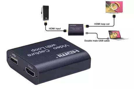 HDMI video capture with video out