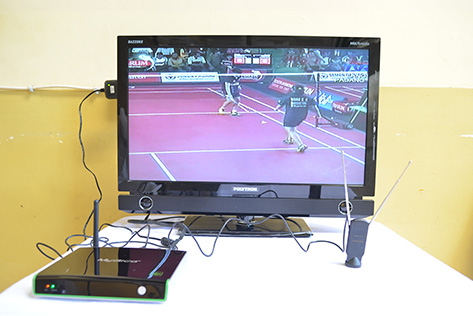 Android TV Box dengan Set Top Box DVTB-T2 internal