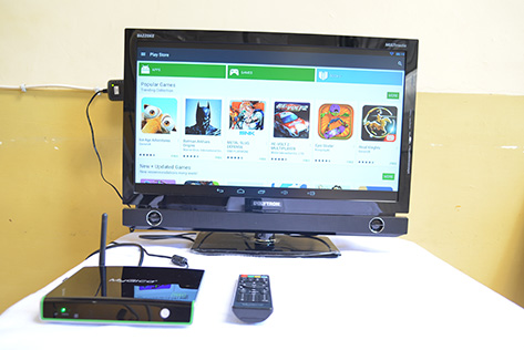 android tv box support Google play