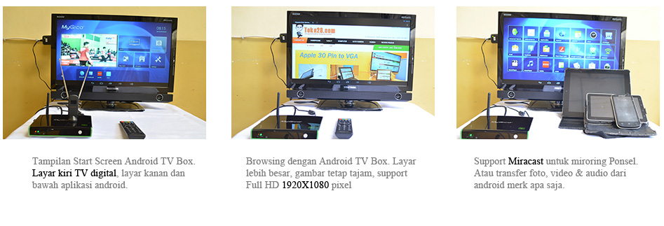 Set Top Box murah dengan aplikasi android Jelly Bean